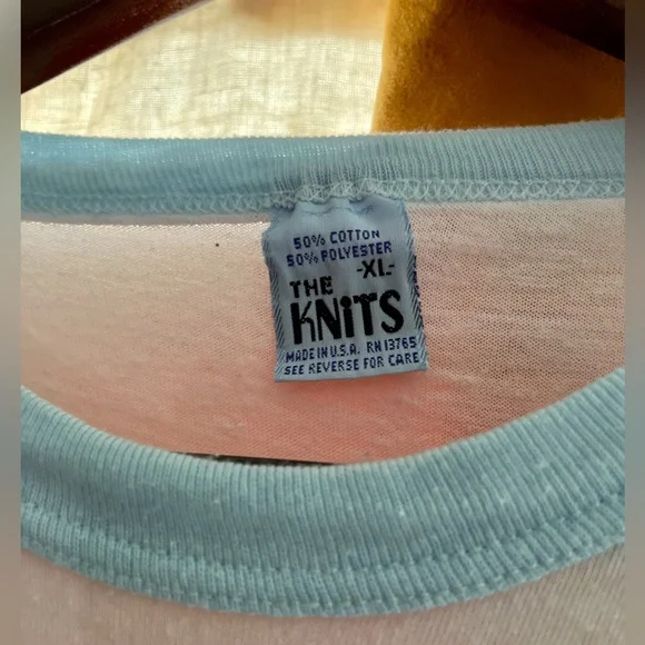 100% Authentic Vintage Rick Springfield 3/4 Sleeve 1984 Tour Shirt - Size XL - Picture 3 of 6